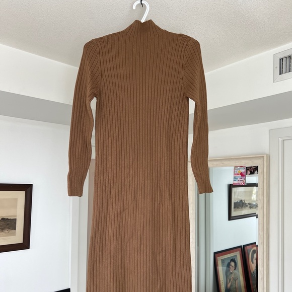Brown stretchy maxi dress - Picture 2 of 2